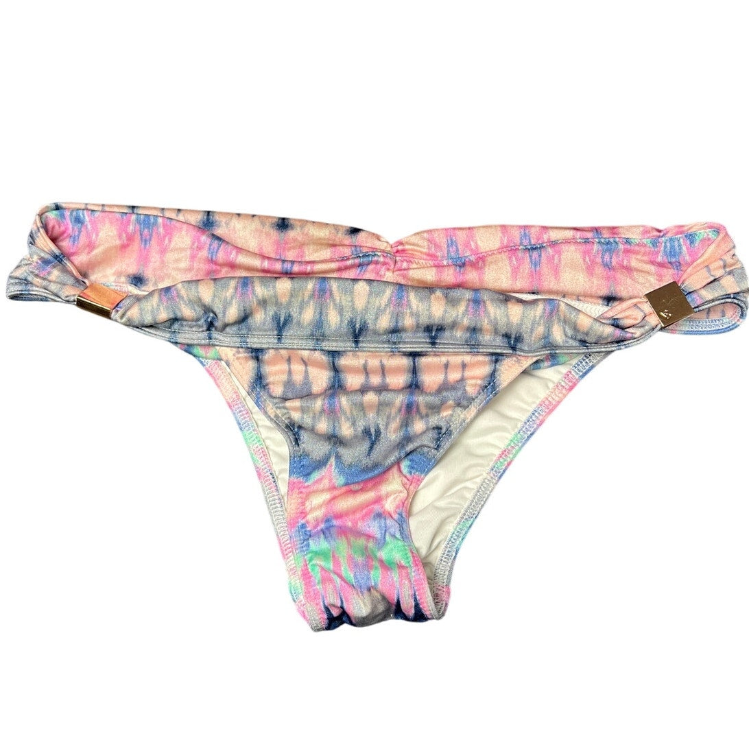 Victoria Secret Size Small Women Tie-Dye Swim Bottoms Purple