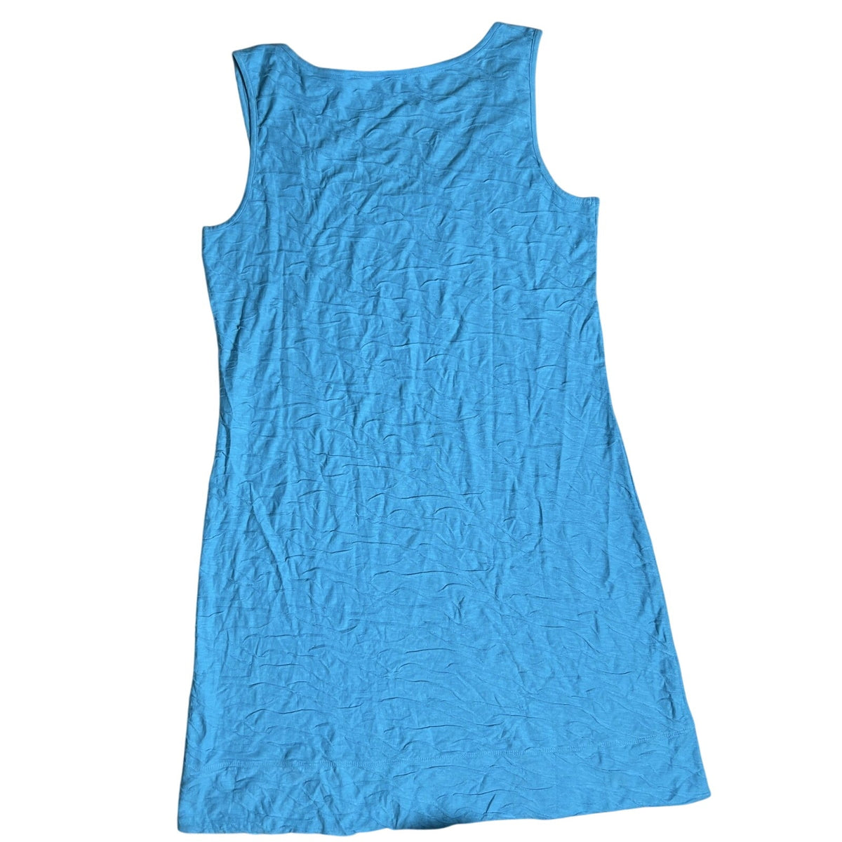 NWT Toad&Co Dress Womens XL Blue Scoop Neck Sundress Lightweight Travel Fitted
