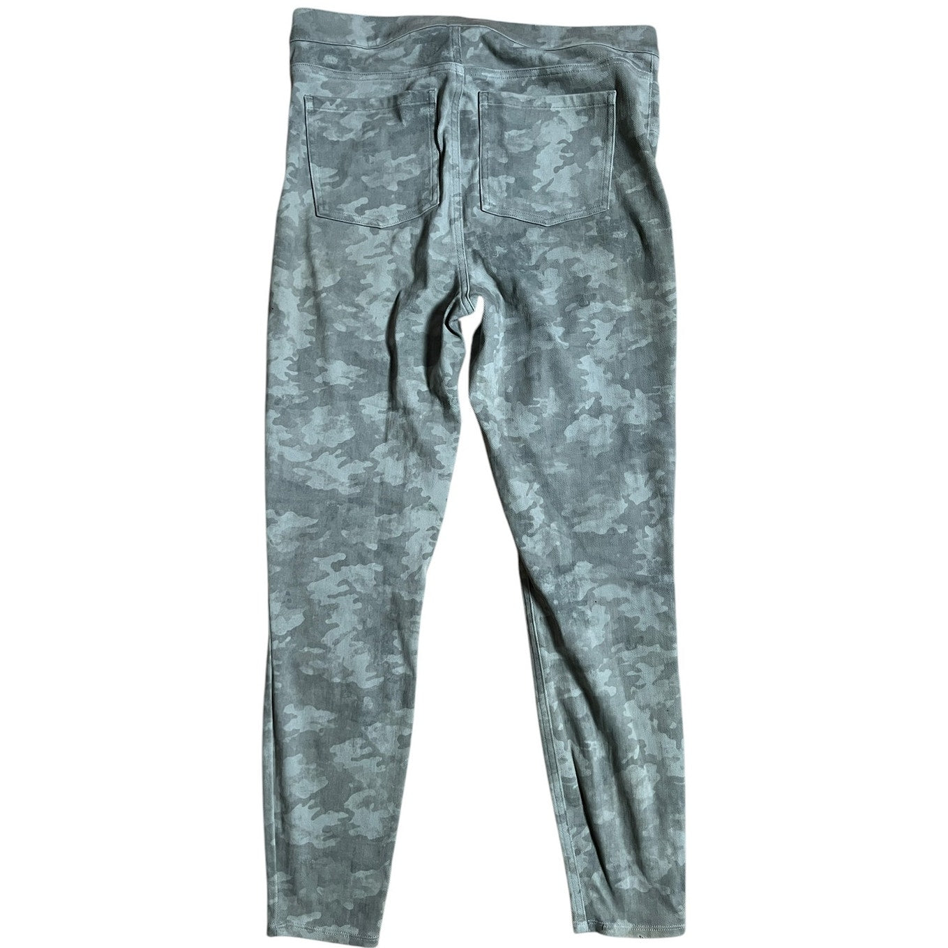 SPANX Jean-ish Ankle Leggings Green Camo Size XL