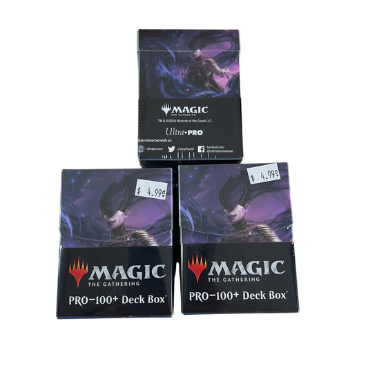 Ultra PRO Magic The Gathering PRO-100+ Deck Box Lot Of 3 Multi-Color Sealed New