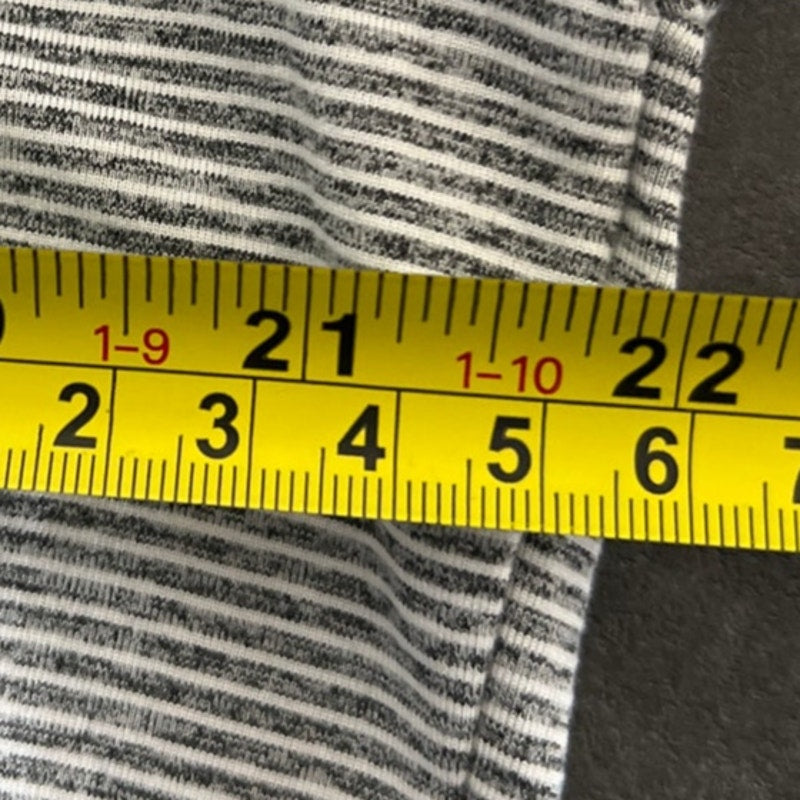 01. Algo Large Polo Striped Shirt Mens Large L Jack Performance Gray