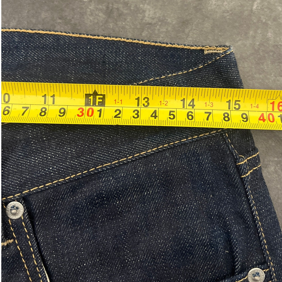 Asphalte Size 30 Men Denim Jeans Raw Selvedge Made In Italy