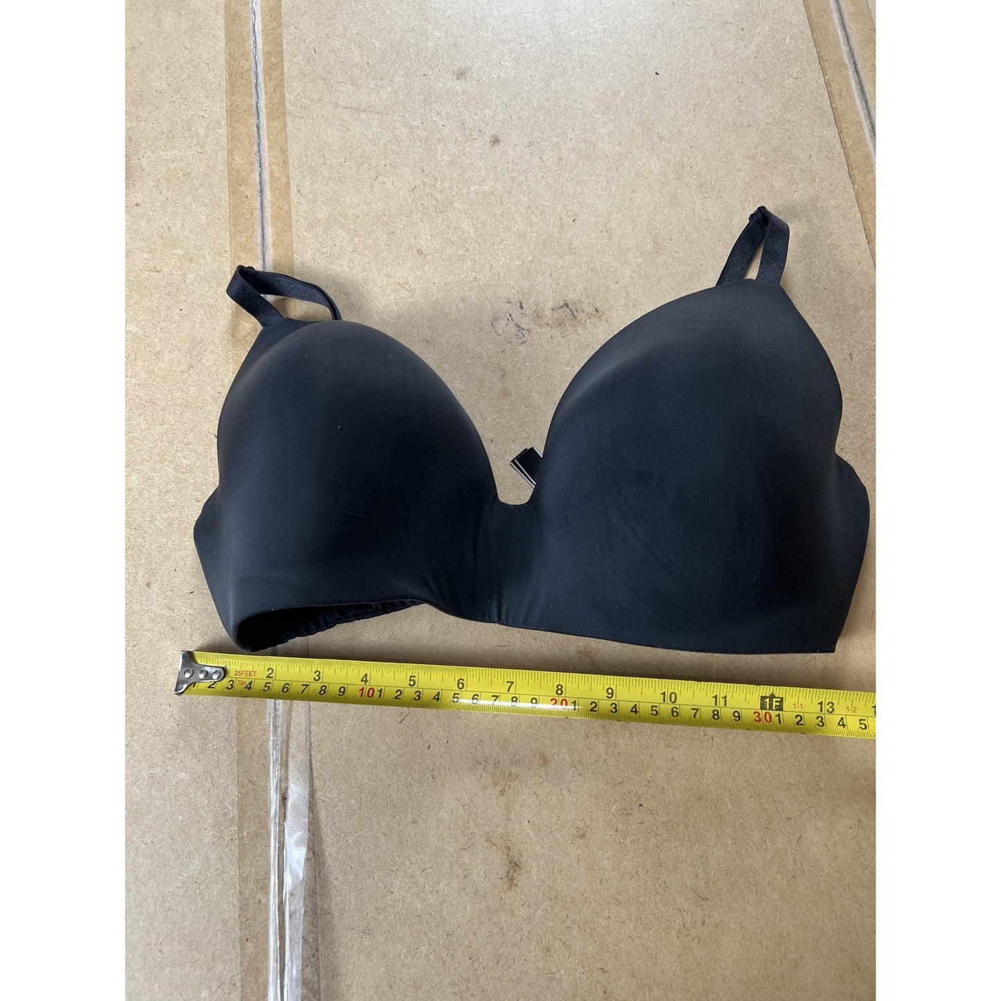 Victoria's Secret Bra Womens 36DD Black T-Shirt Padded Molded Underwired