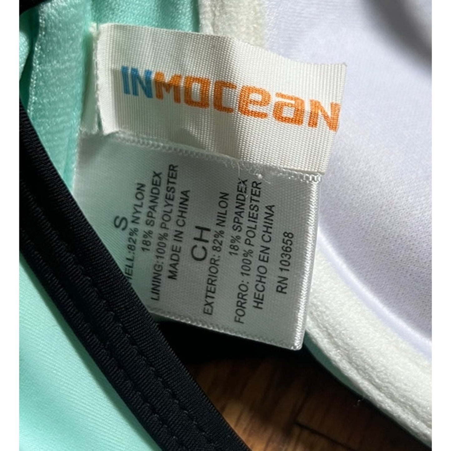 Inmocean Tag Size S Swimwear Bikini Top EUC