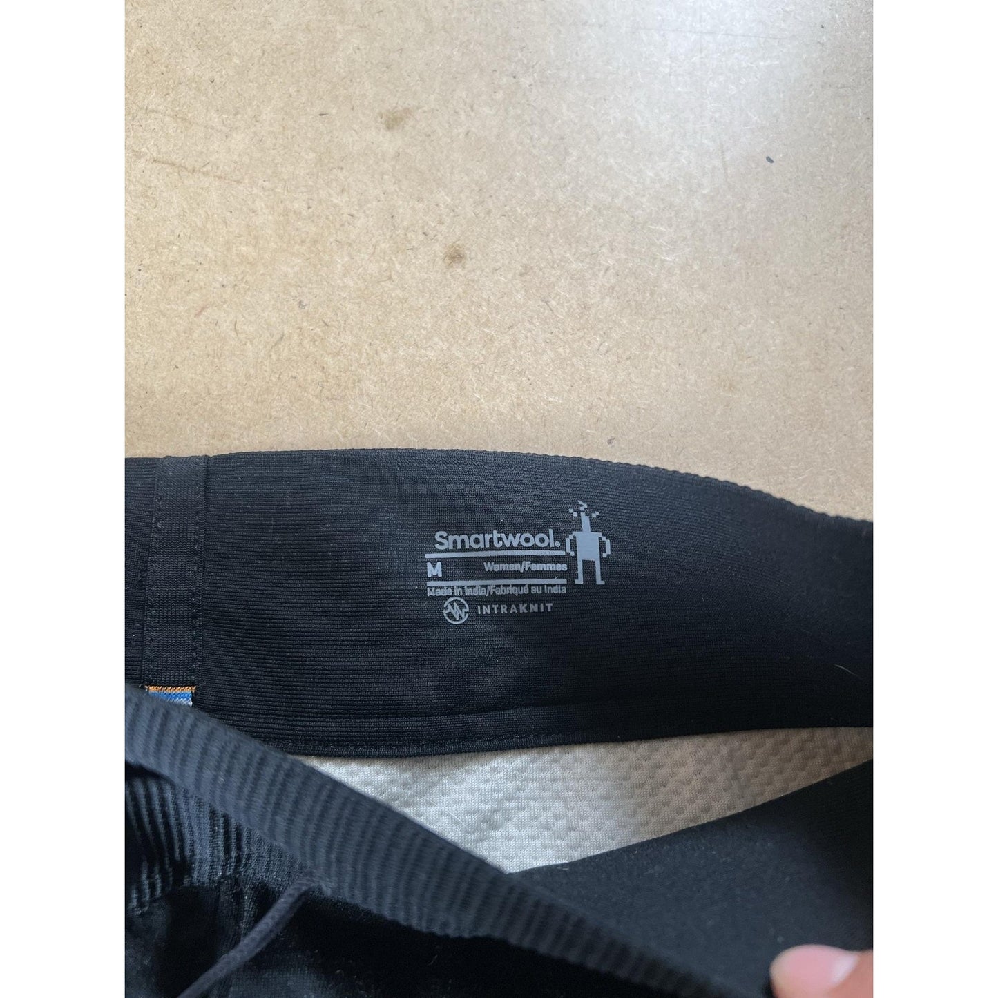 SmartWool Pants Womens M Black Jogger Knit Wool Polyamide Spandex Pockets