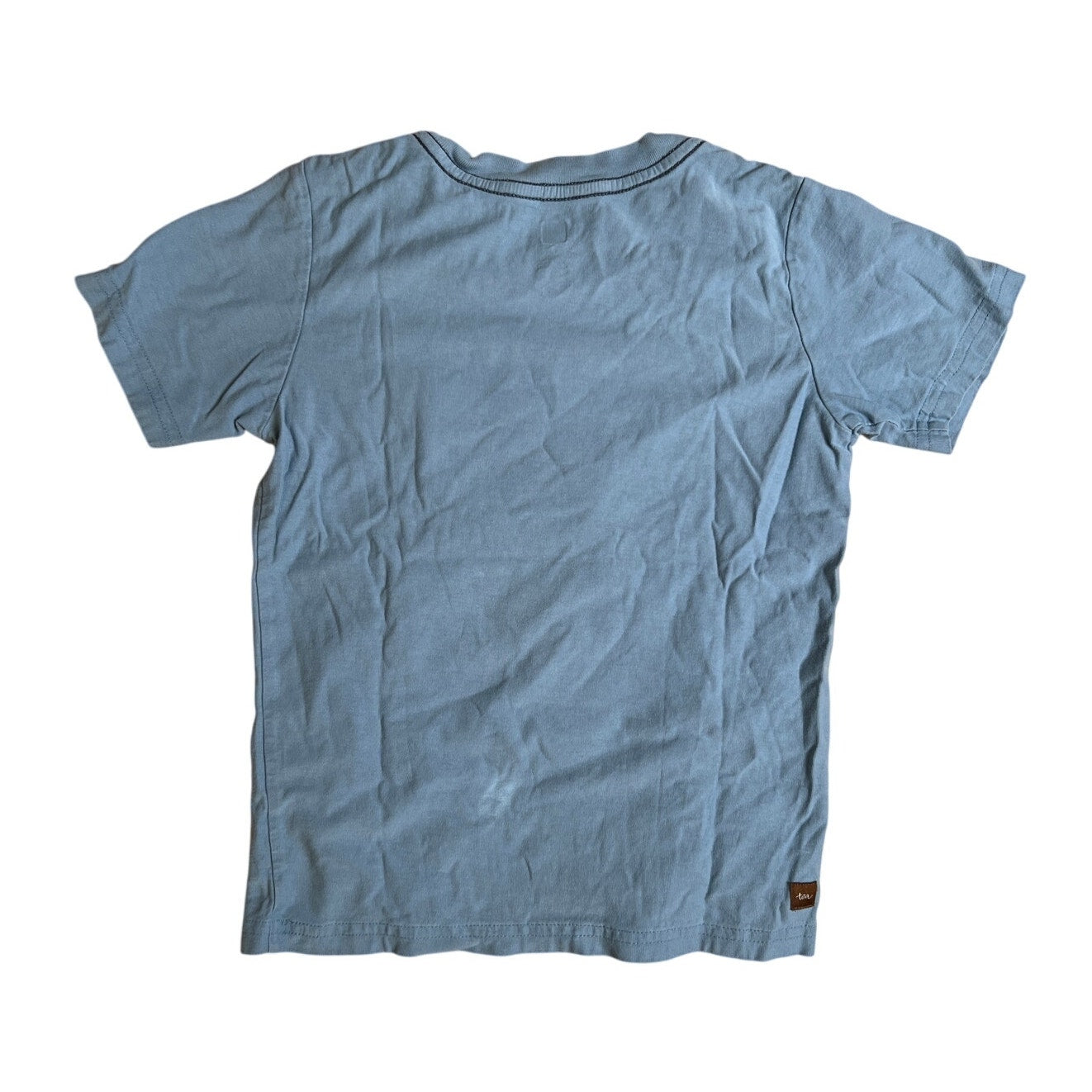 Tea Blue With Monkey Graphic Boy T-Shirt Size 7