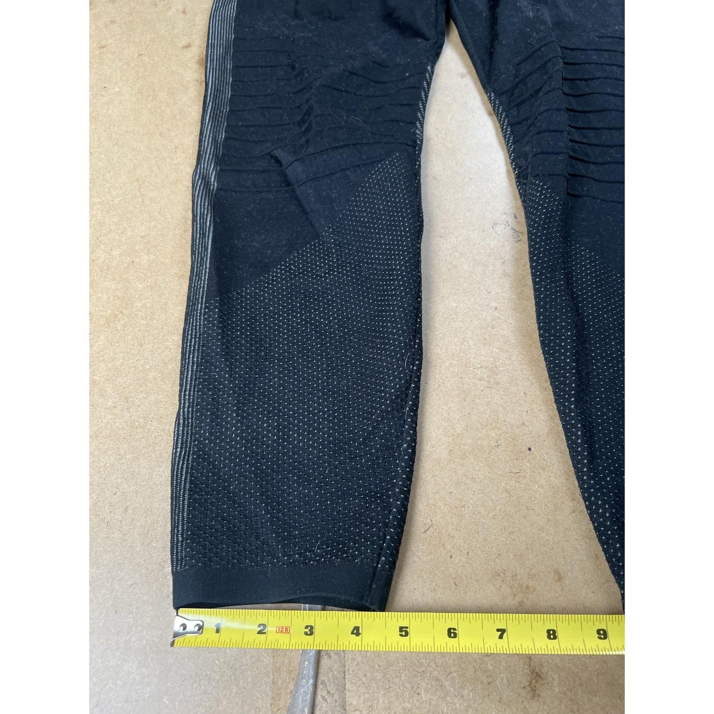 SmartWool Pants Womens M Black Jogger Knit Wool Polyamide Spandex Pockets