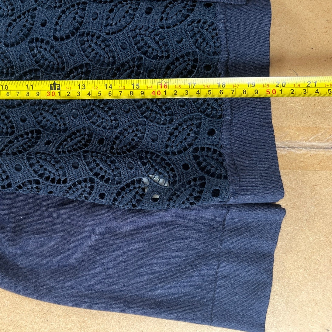 NWT Tommy Hilfiger knit Navy Blue Cardigan Women's Size XL