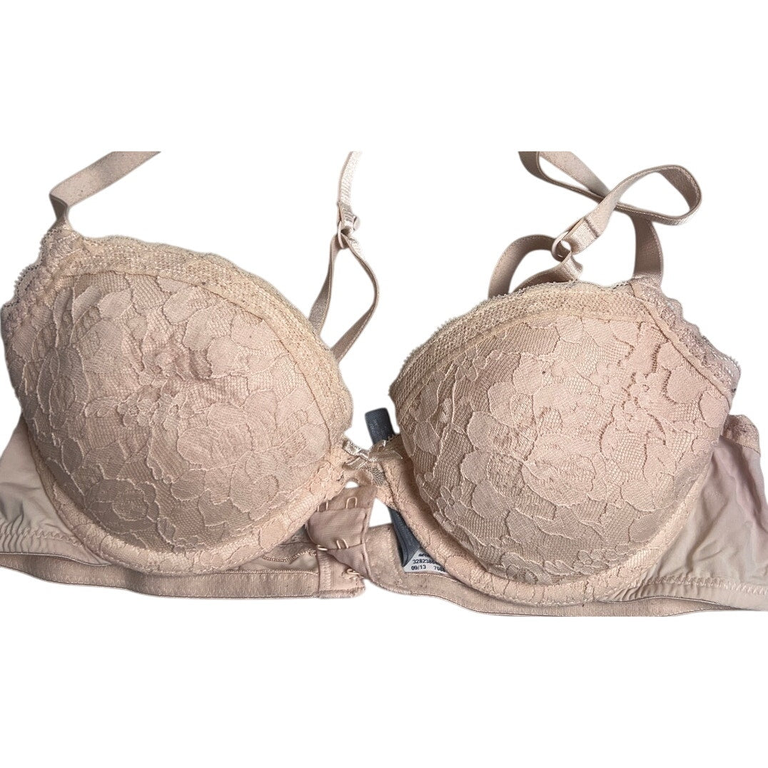 Aerie Nude Lace Pushup Bra Size 34A