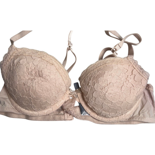 Aerie Nude Lace Pushup Bra Size 34A