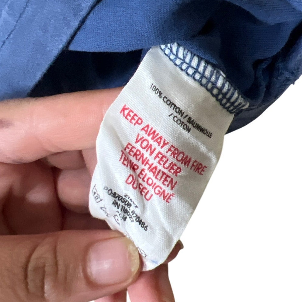 Mini Boden 7-8Y Turtle Blue T-shirt 100% Cotton