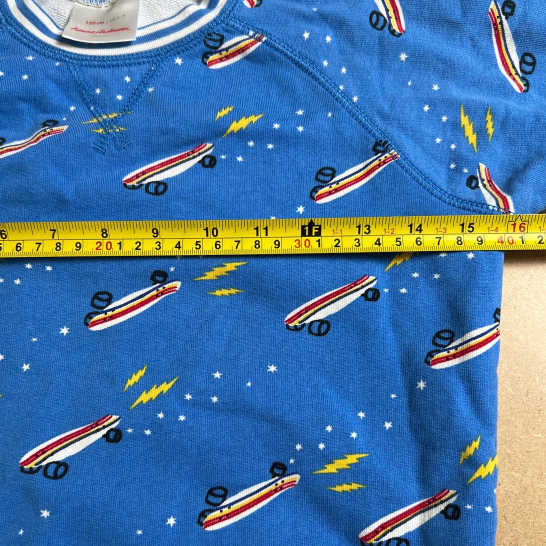 Hannah Anderson 6-7Y Blue Skateboard Sweatshirt