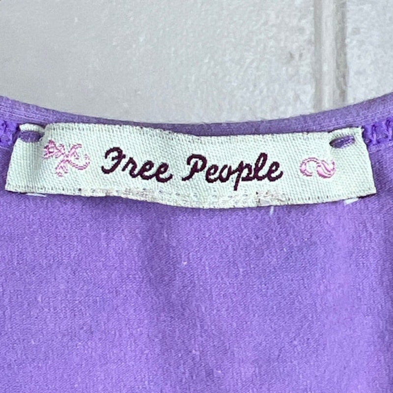 Free People Purple Women Tank Top *Minor Stains*