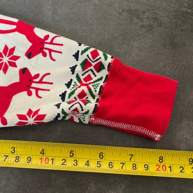 Hanna Andersson 6-9 MOS 100% Cotton Onesie Christmas Sleeper Pajama