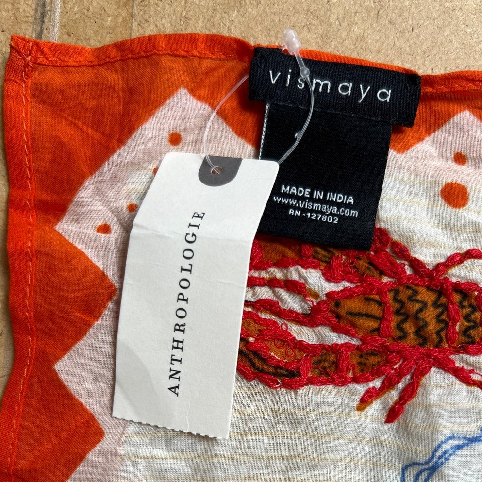 NWT Vismaya x Anthropologie Italian Summer Icon Scarf Size All