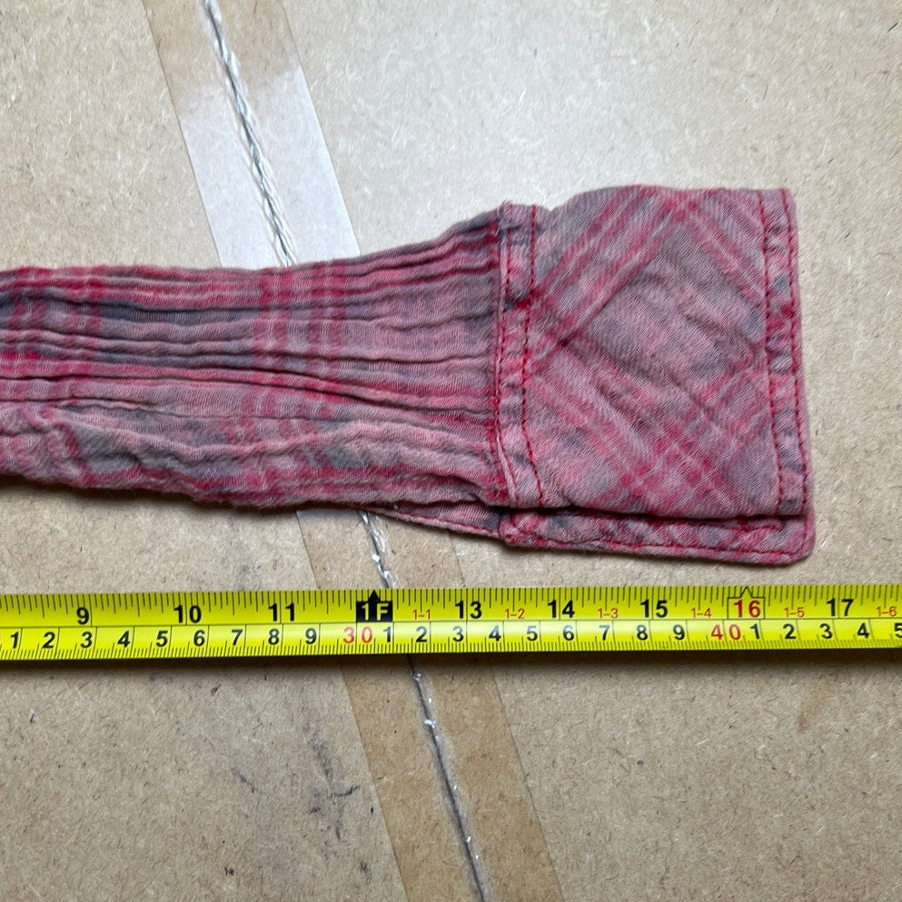 Free People Women Red Flannel Size XS