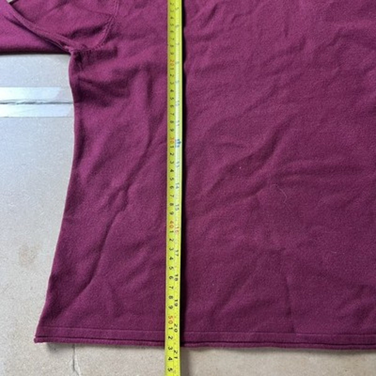Vila Milano Women M Purple Mock Neck Long Sleeve Lightweight Rayon Polyester