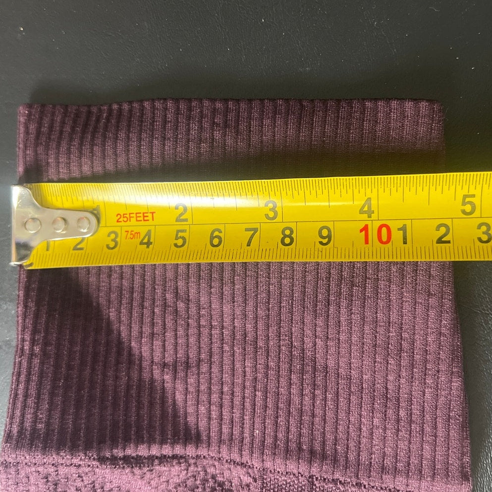 Lululemon Ebb To Street Pant Maroon Leggings *Dimensions In Picture*