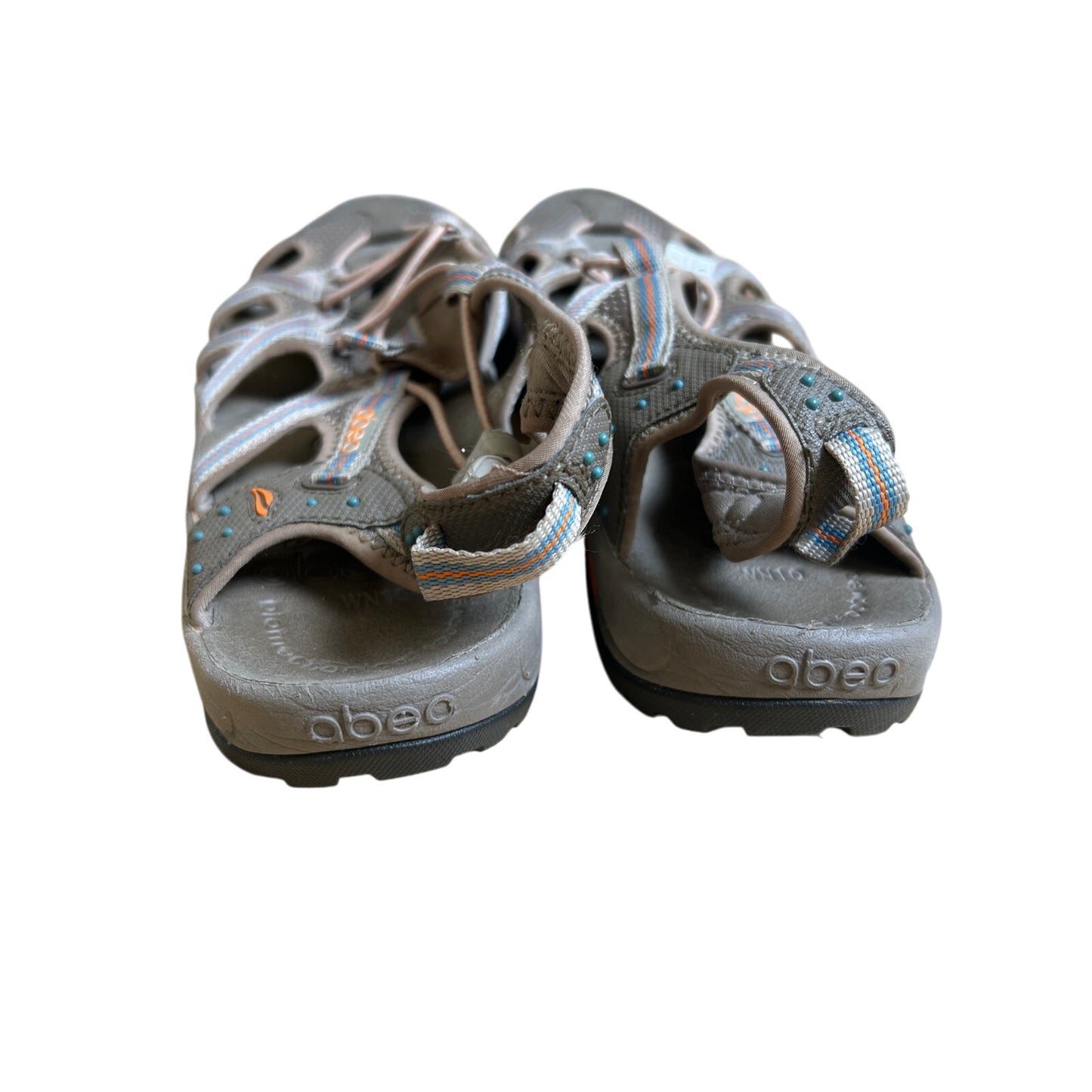 Abeo Gray and Orange  Sandals W 12 1/2