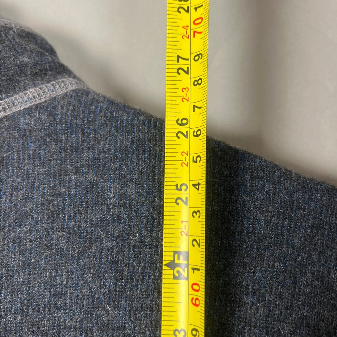 Kuhl Mens Sweater Sz Large Gray Chianti Fleece 1/4 Zip Outdoors Pullover