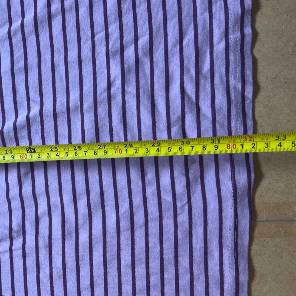 Hanna Andersson Girls Purple Striped Long Sleeve Play Dress Size 14