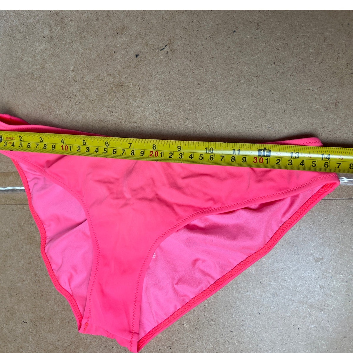 Pink Victoria Secret Hot Pink Swim Bottom Size M