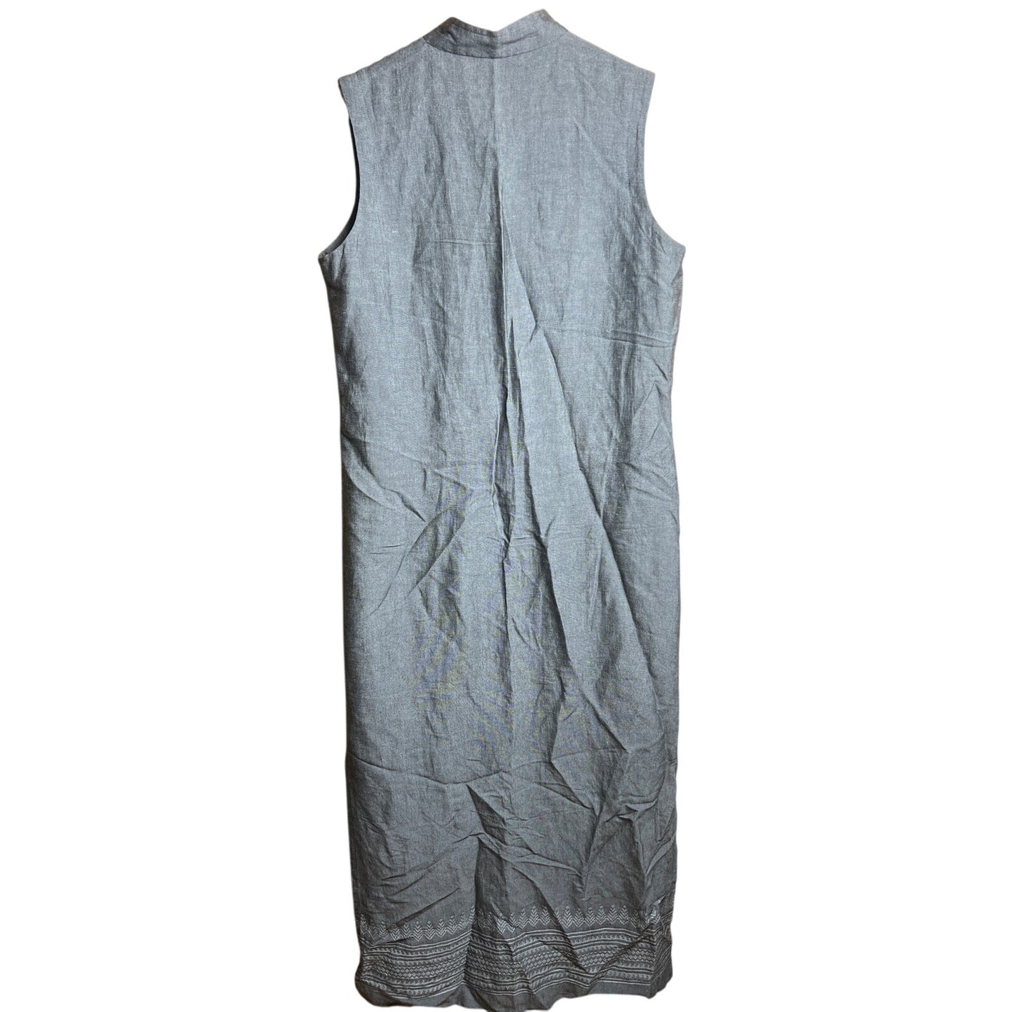 Stampa Collezione Small Blue Rayon Made In USA Long Dress