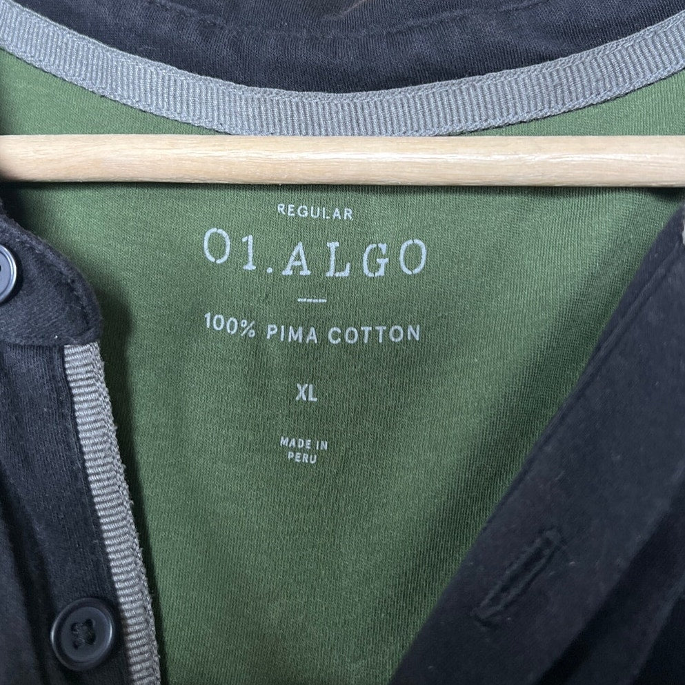 01. Algo Regular 100% Cotton Size XL Navy Blue Polo