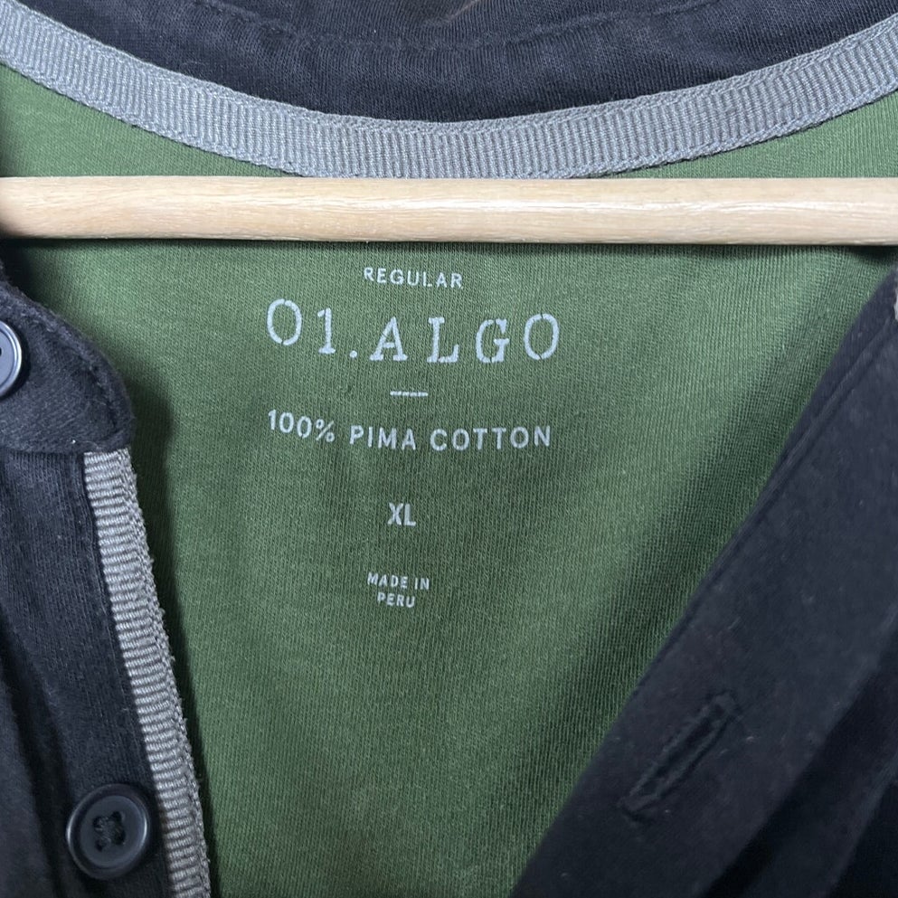 01. Algo Regular 100% Cotton Size XL Navy Blue Polo