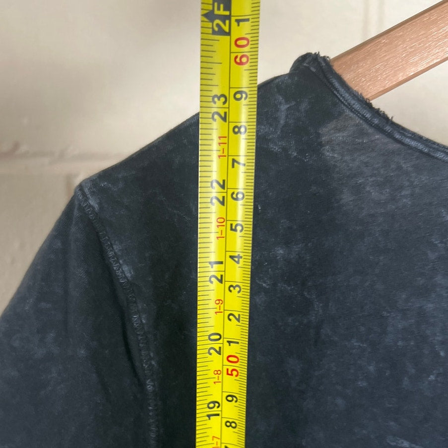 Allsaints Small Emelyn Budan Acid Wash Jersey T-Shirt