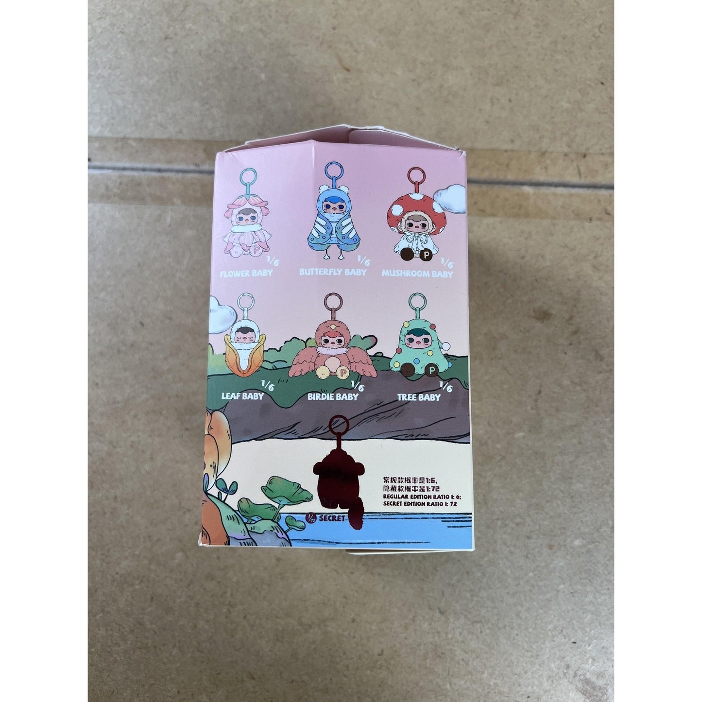 POP MART PUCKY Forest Party Vinyl Plush Pendant Blind Box Pink Made In China