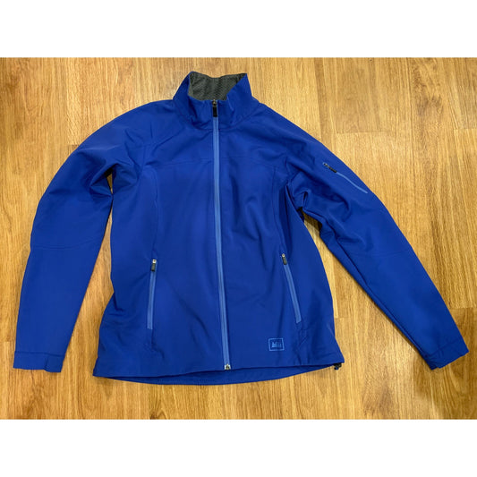 REI Women's Blue Zip Up Jacket Size Medium M - EUC