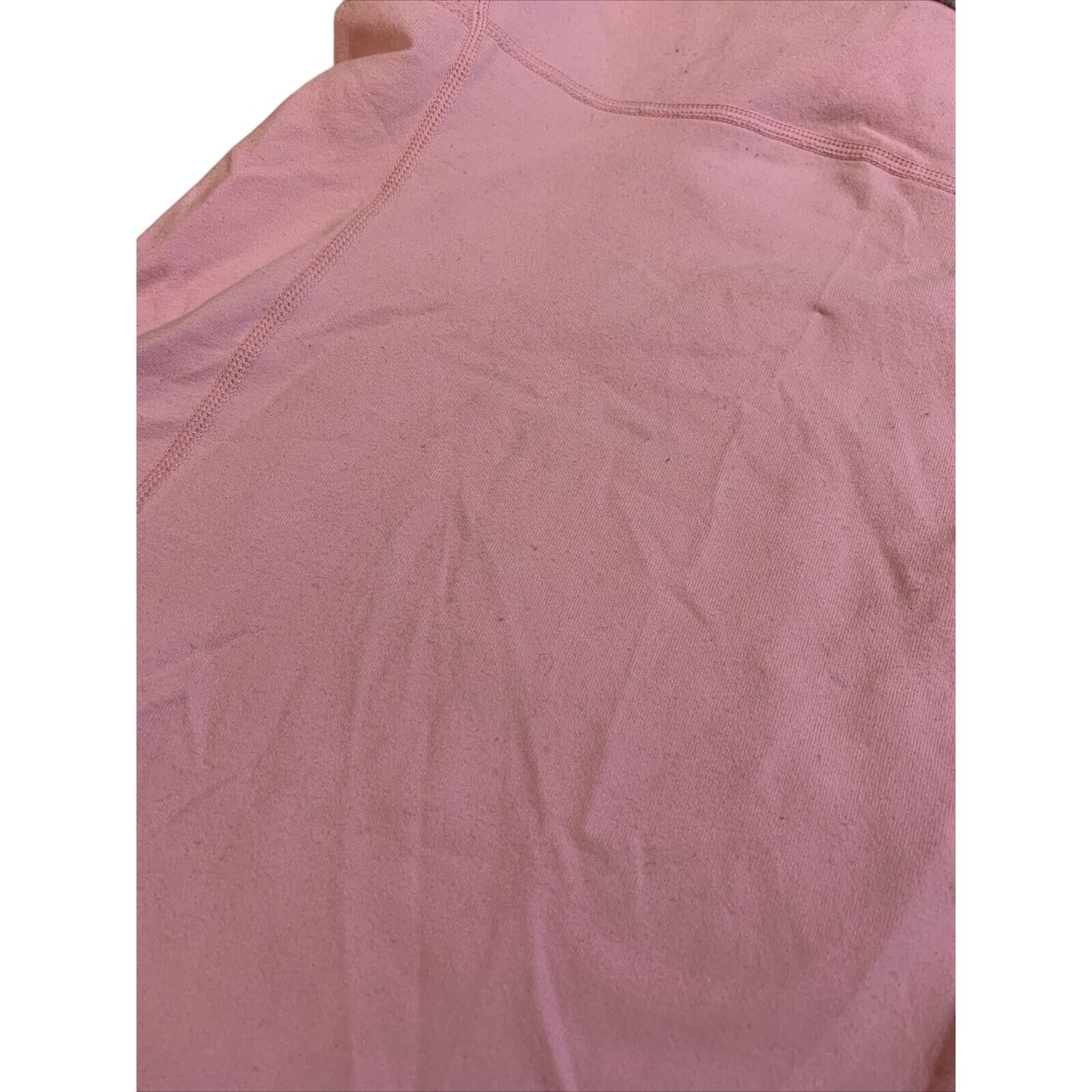 lululemon racerback light pink and striped athletic tank top Size 6