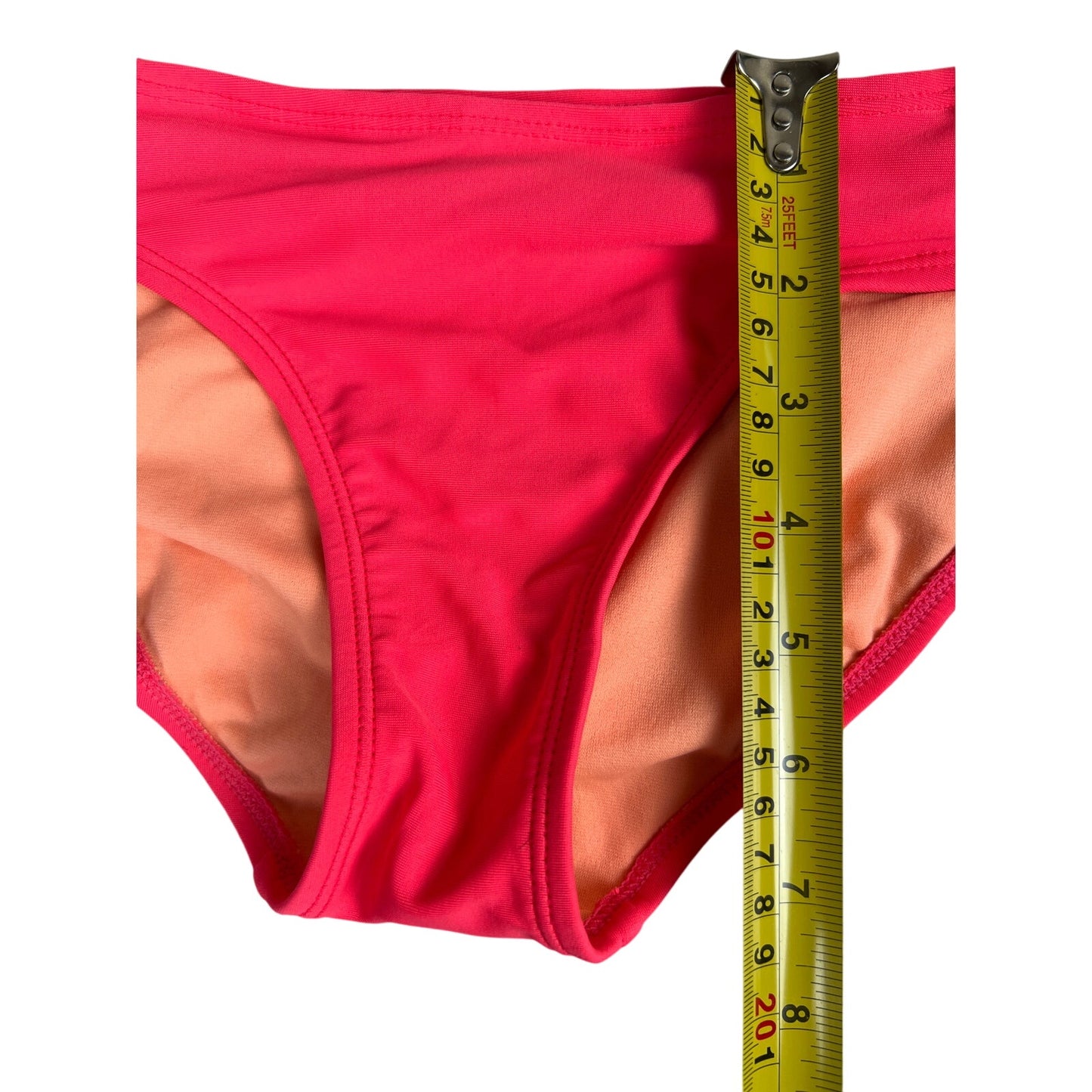 Xhiliration Women's Bikini Swimwear Set Orange Size Small S