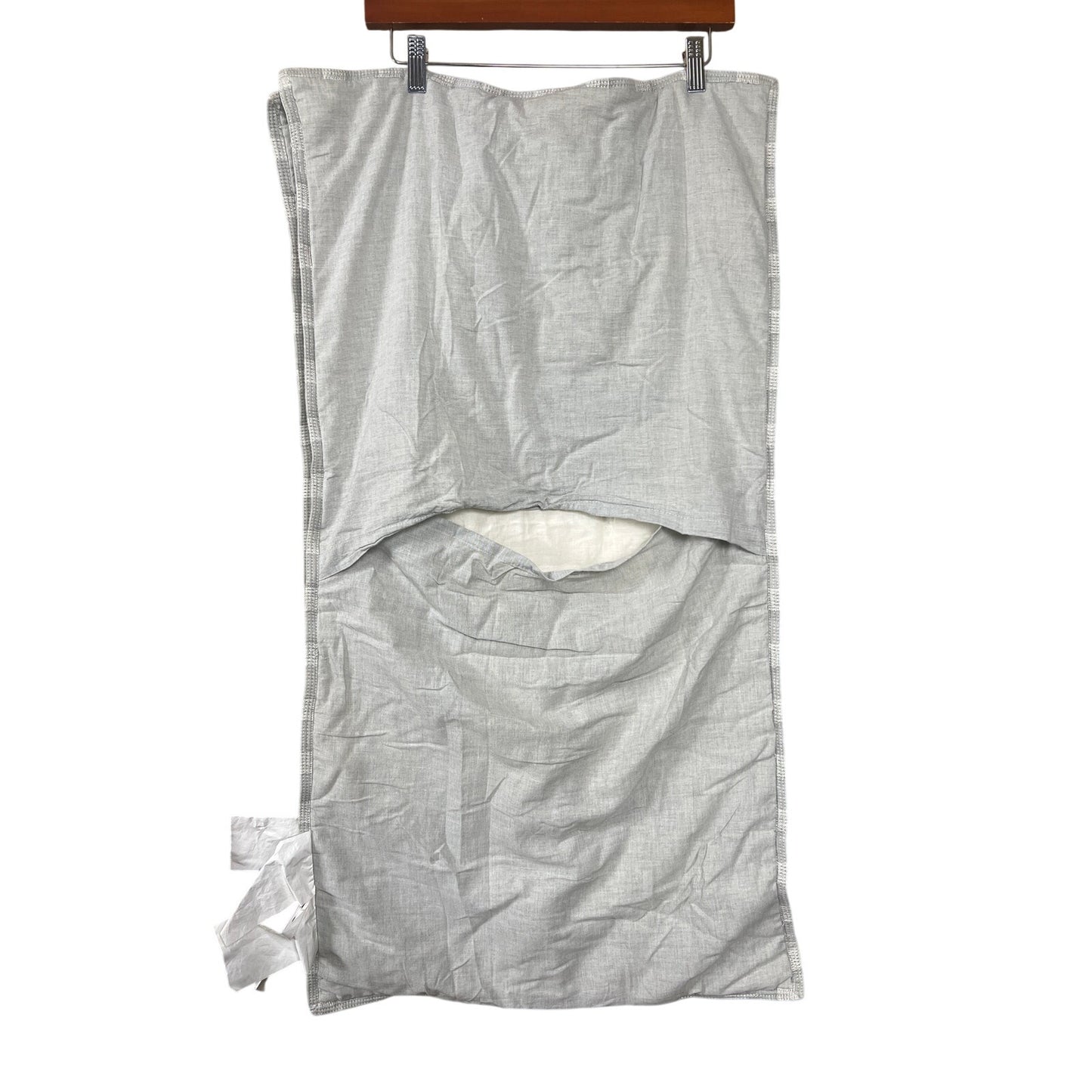 Gray Long Pillow Case Set of 2