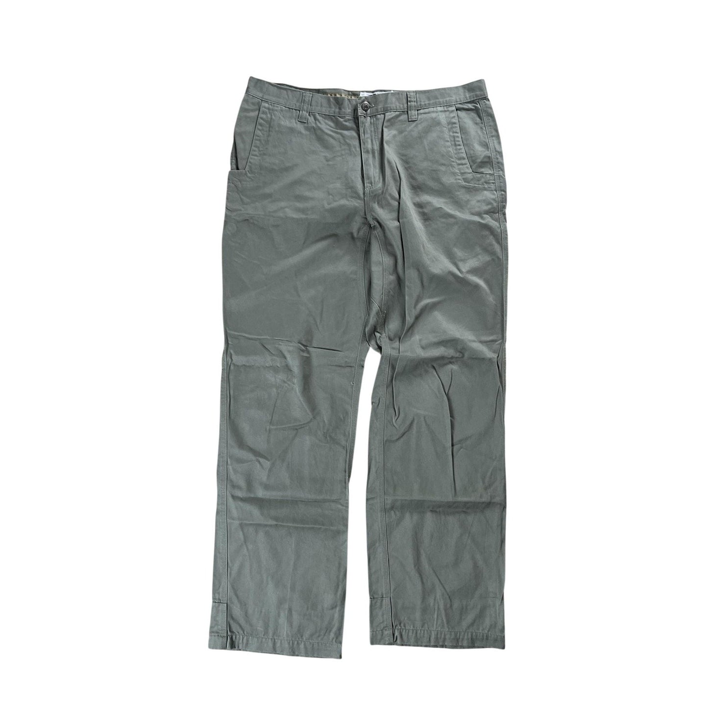 Mountain Khakis Pants Mens 40x34 Green Khakis Cotton Canvas Straight Workwear