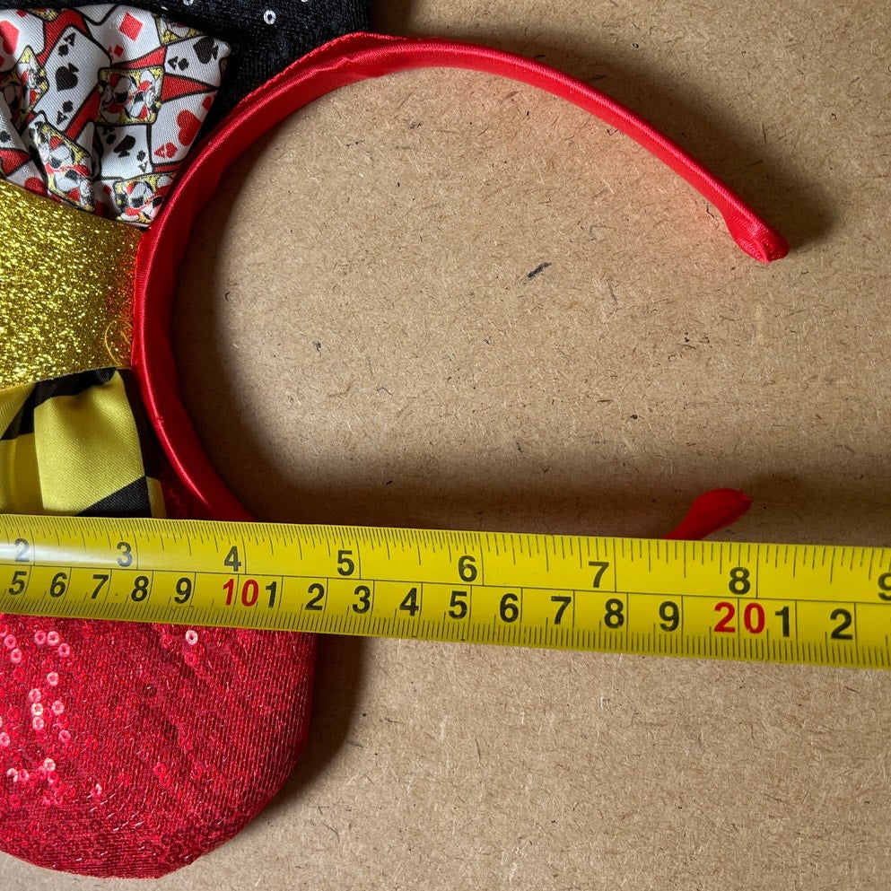 Disney Villains Inspired Queen of Hearts Halloween Mickey Minnie Ears