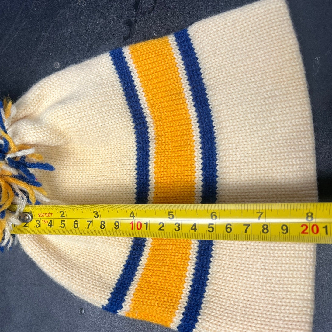 Vintage MeisterSinger Made In Hong Kong Winter Hat Cream Unisex