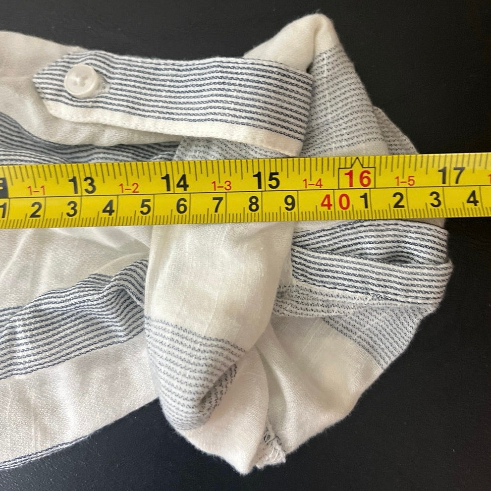 Lucky Brand NWT Size XL Striped Button Up Shirt