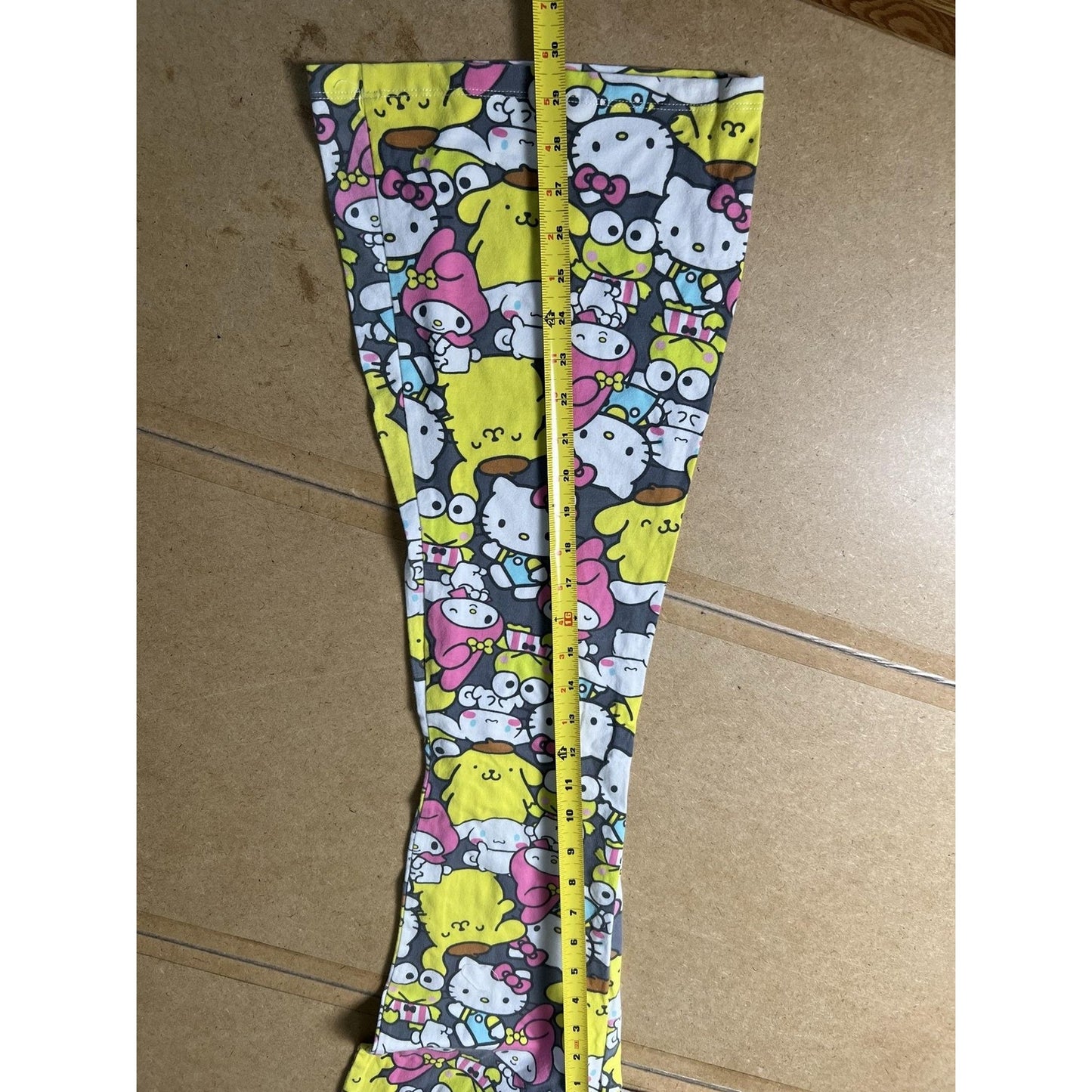 Sanrio Leggings Womens XS Multicolor Ankle Hello Kitty Friends Cotton Spandex