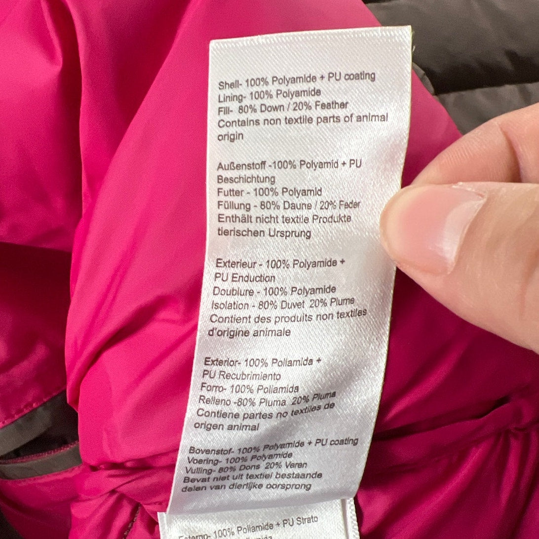 Rab Brown Puffer Purtex Endurance Jacket Women Size Large