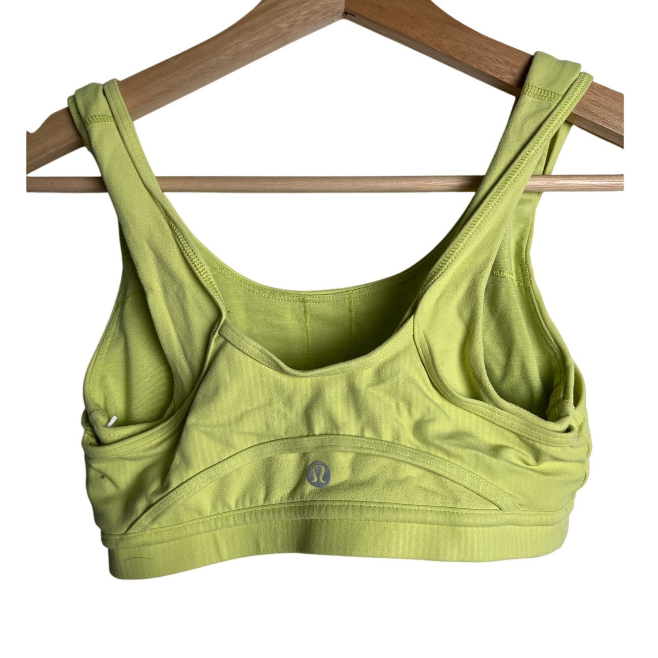 Lululemon Levi Yellow Buttery Soft Nulu Sports Bra Size 4