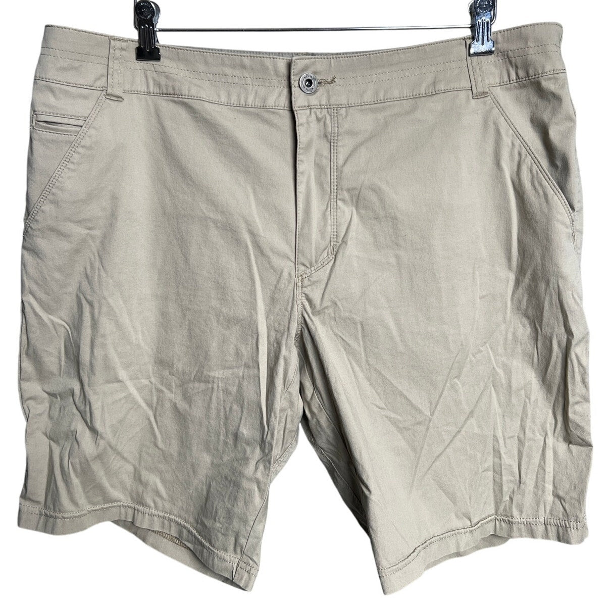 Kuhl Khaki Hiking Chino Outdoor Shorts Size 38 Cotton