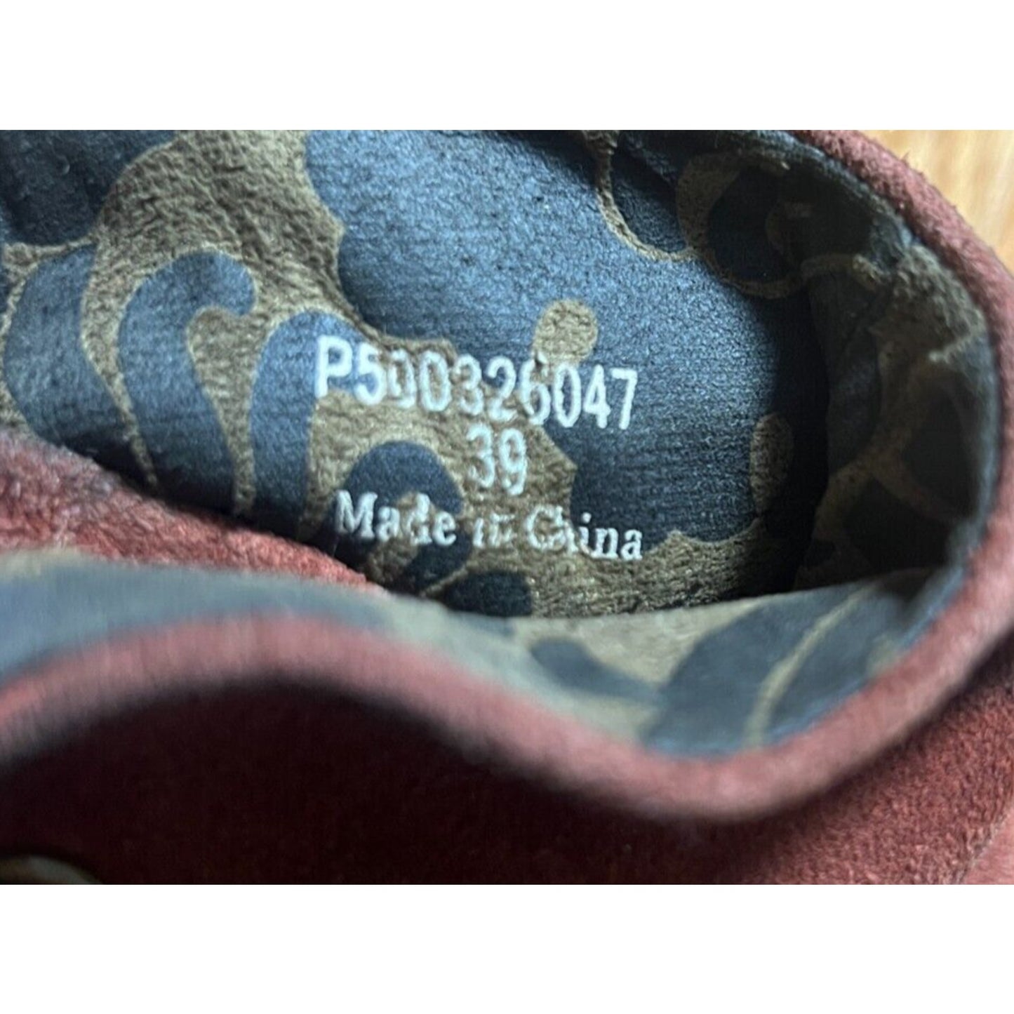 Fly London Yama Oil Suede Brick 39 Heel Shoe