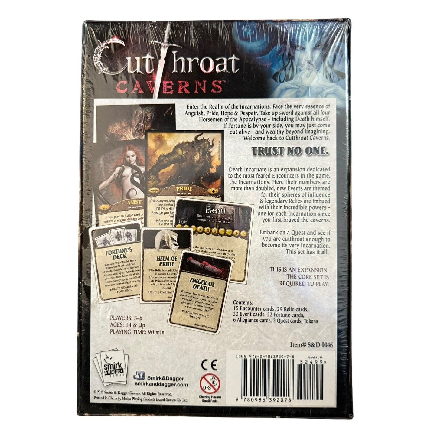 Cutthroat Caverns Expansion 5: Death Incarnate 2017