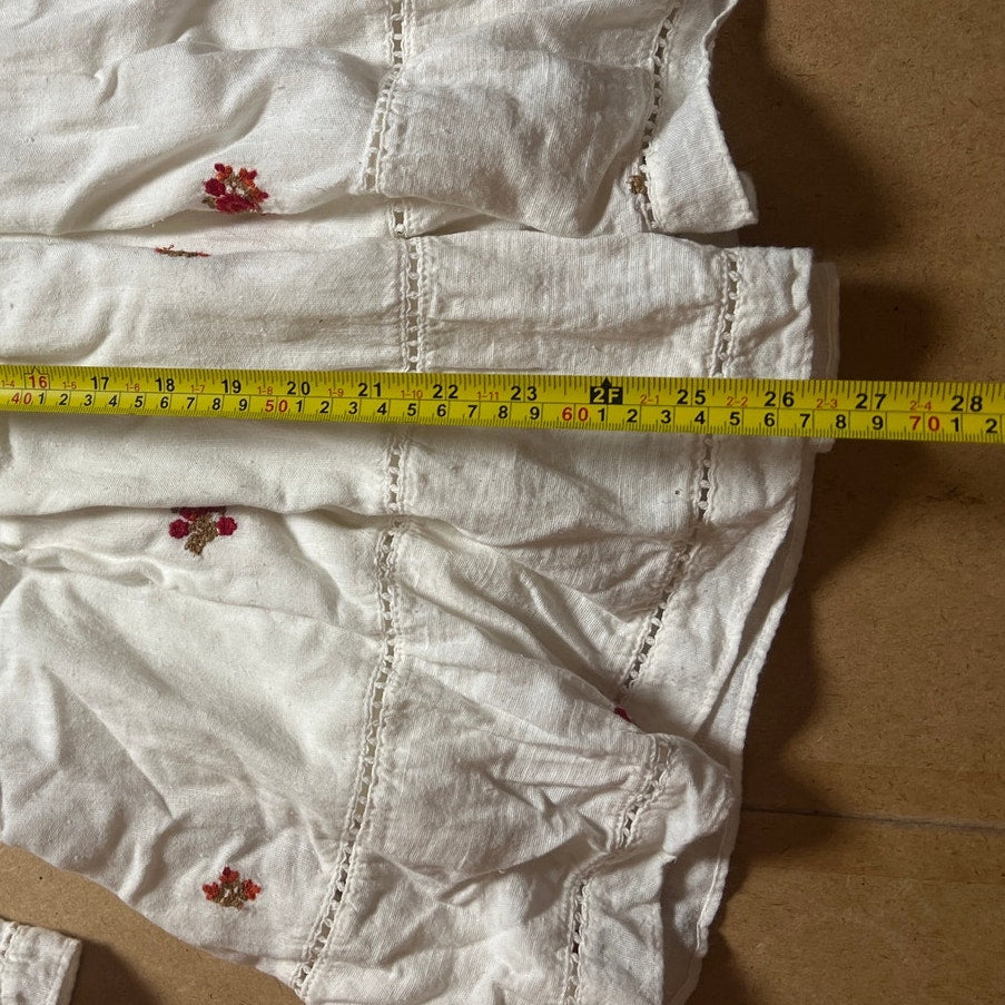 Free People Counting Daisies Embroidered Off The Shoulder Floral Dress Size XS