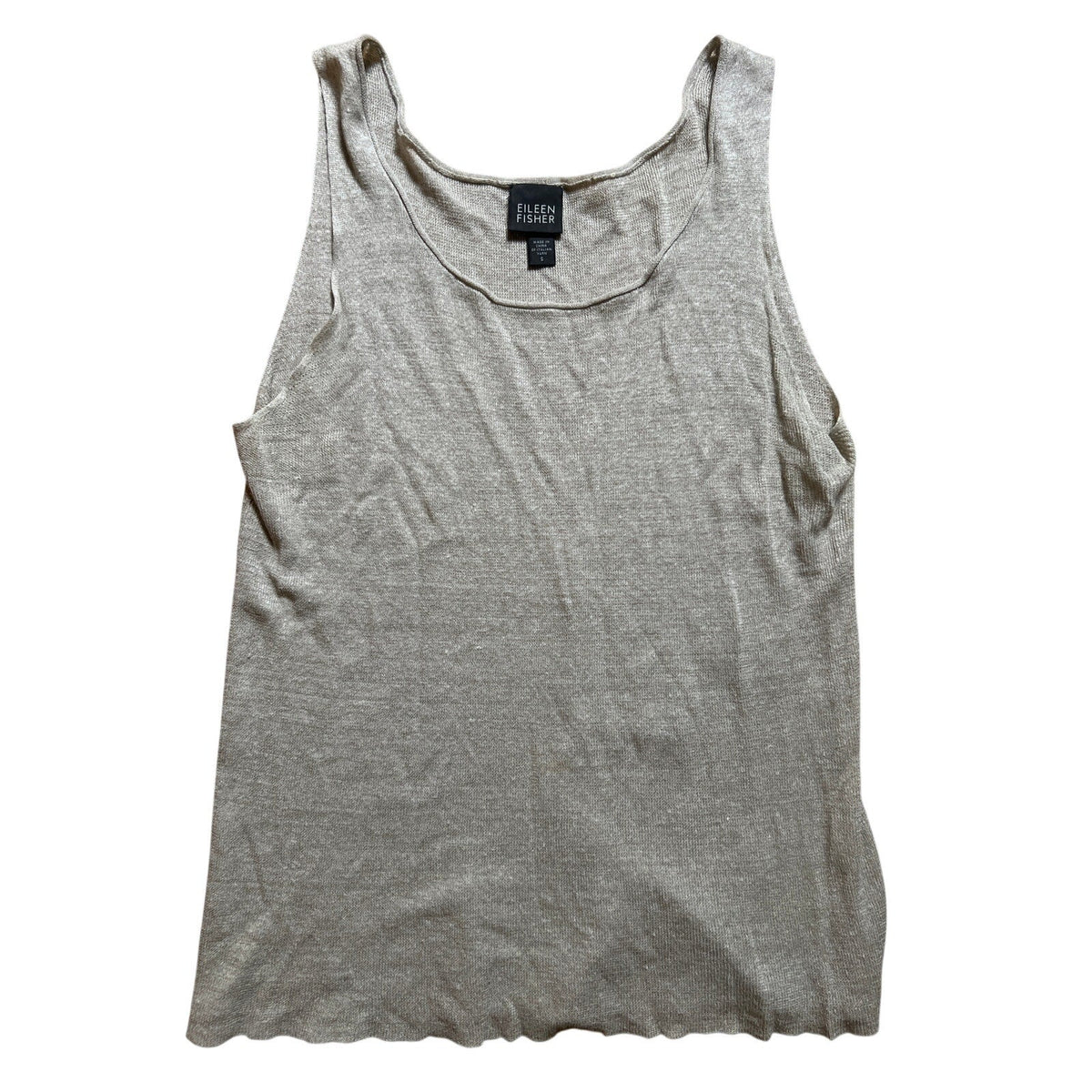 Eileen Fisher Gray Tank Top Women Size S