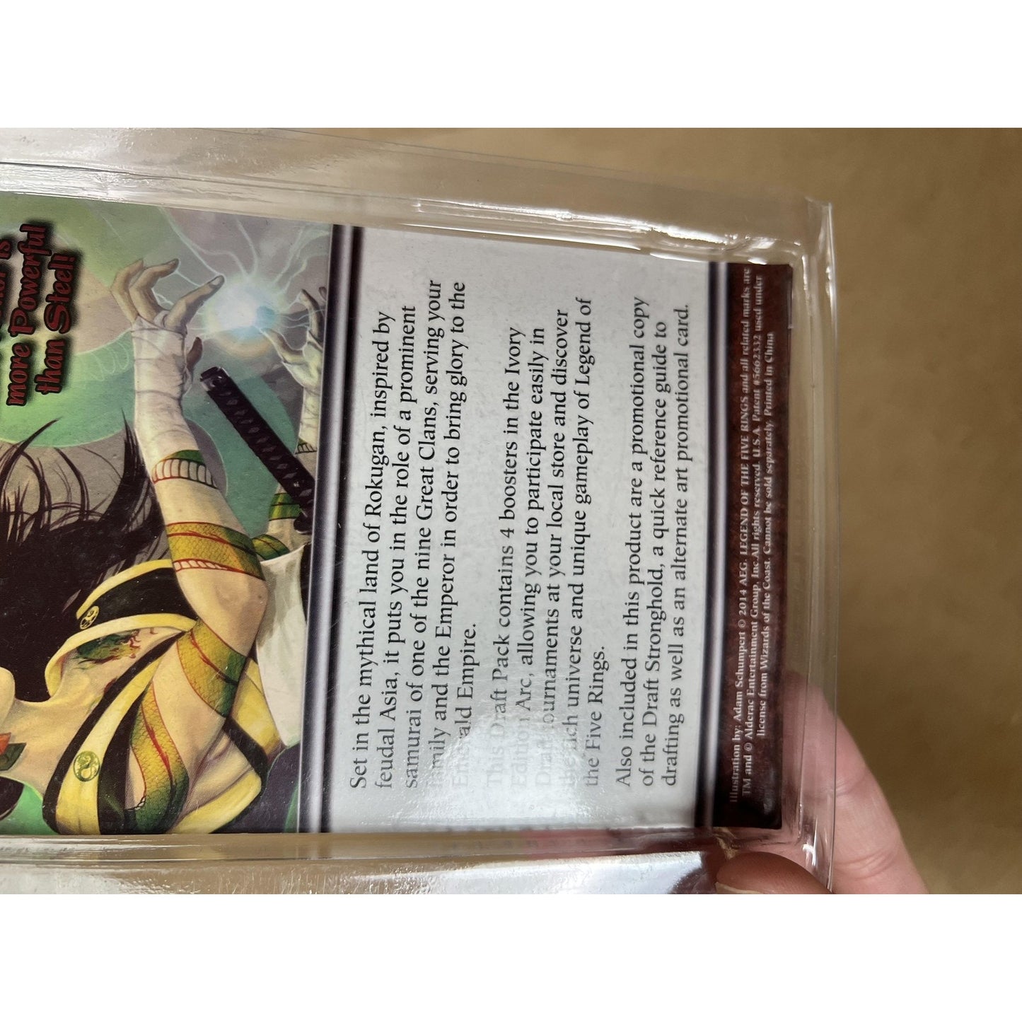 Legend Of The Five Rings White Edition Draft Player Kit Lot 4 AEG Booster Promo