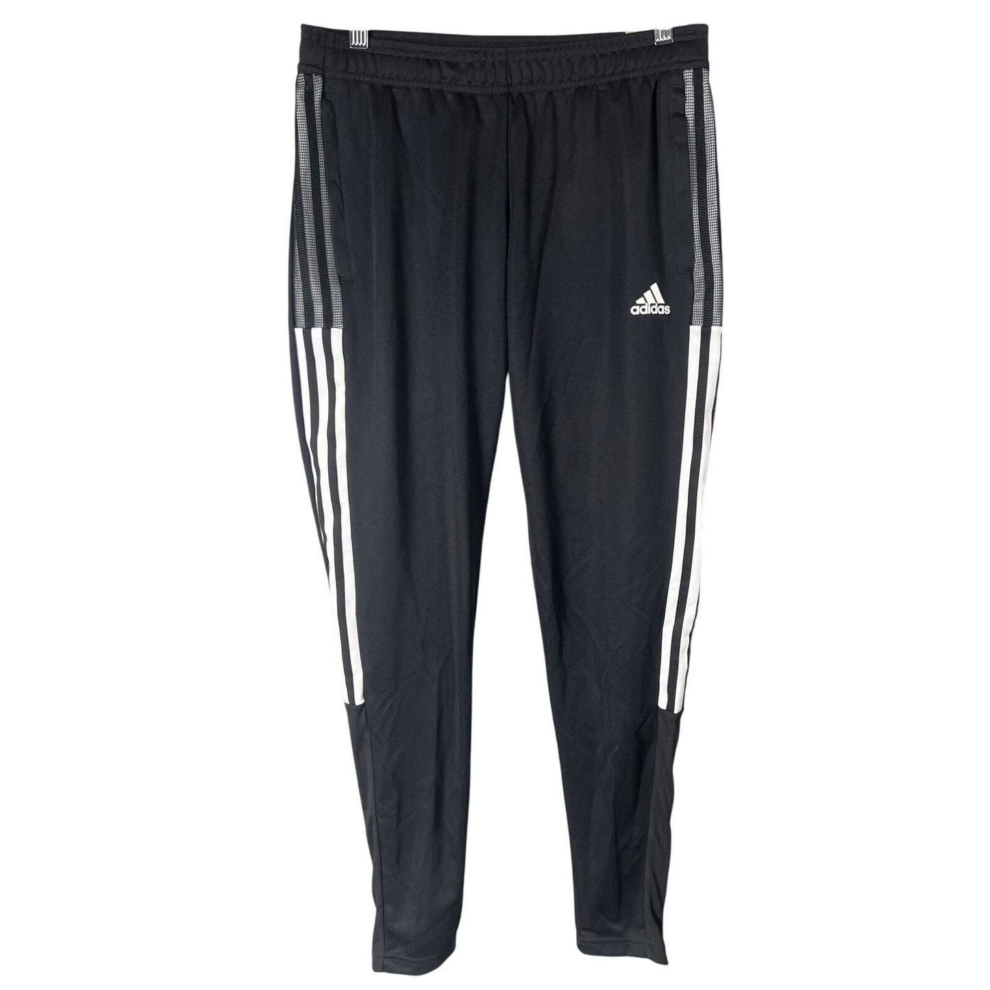 Adidas NWT Aeroready Small Black Soccer Sweatpants Women's Stripped