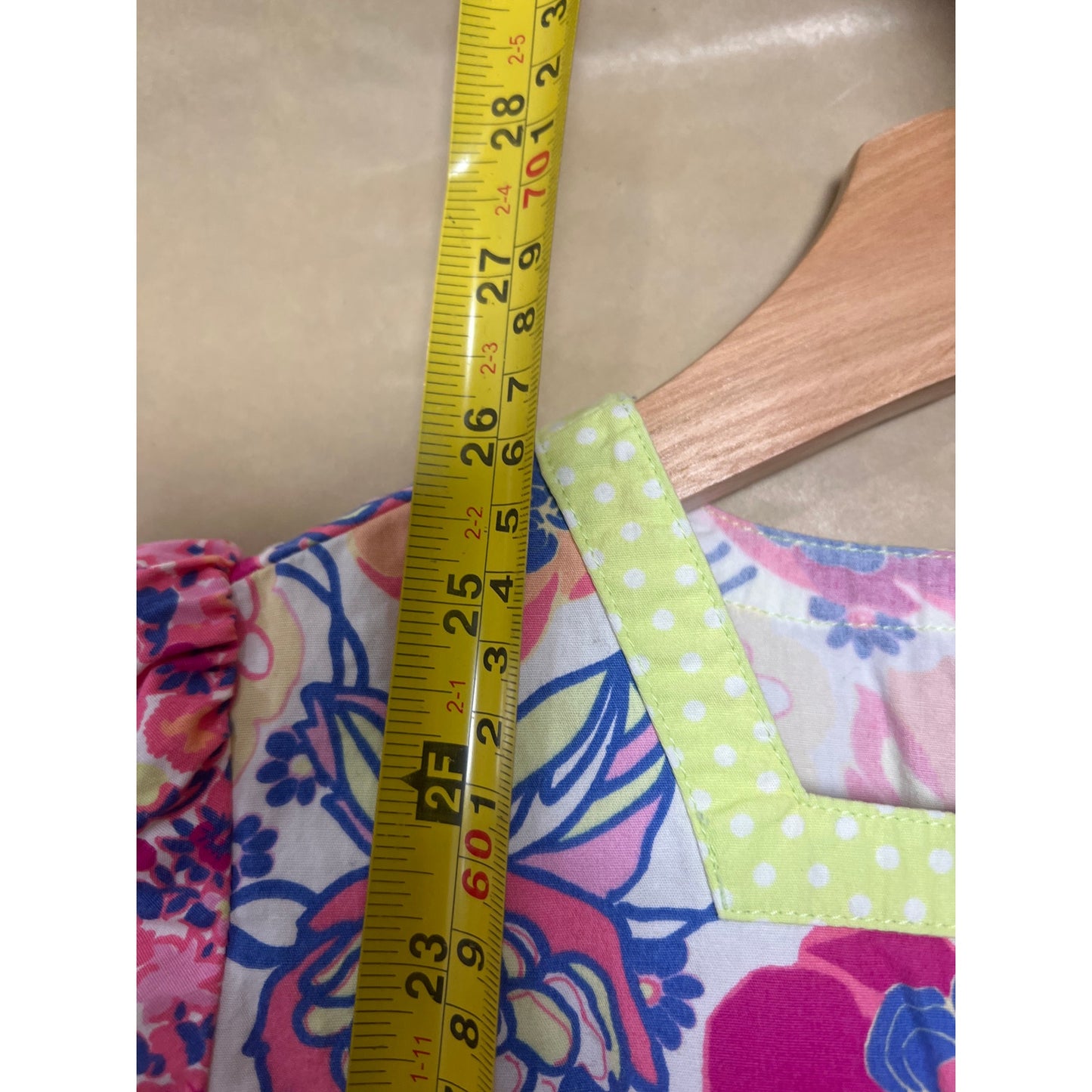 Hanna Andersson 110 Floral Pink Girl Sleeve Dress Daisy